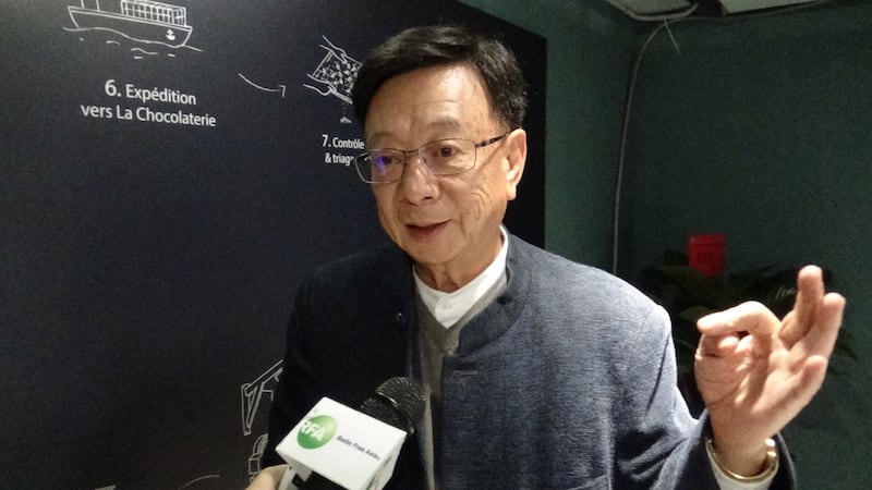 联电荣誉副董宣明智认为,均等让全体员工分红入股是留才最大诱因。(记者夏小华摄)